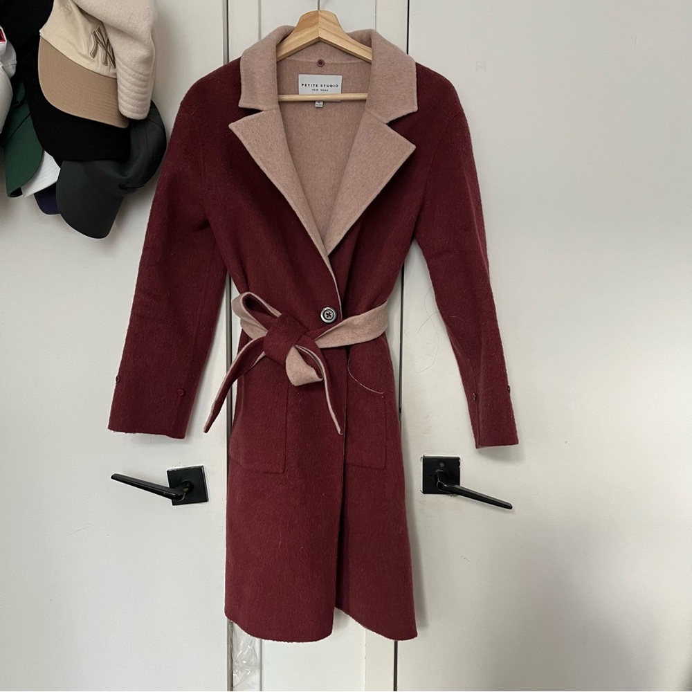 100% Wool Fully Reversible Coat - Picture 3 of 5